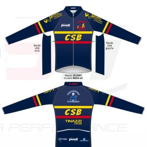 Maillot homme manche longue gamme course ROCH